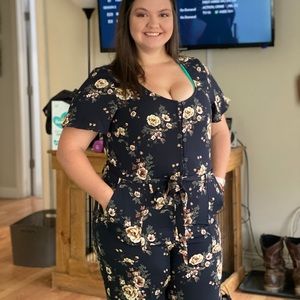 Floral jumpsuit